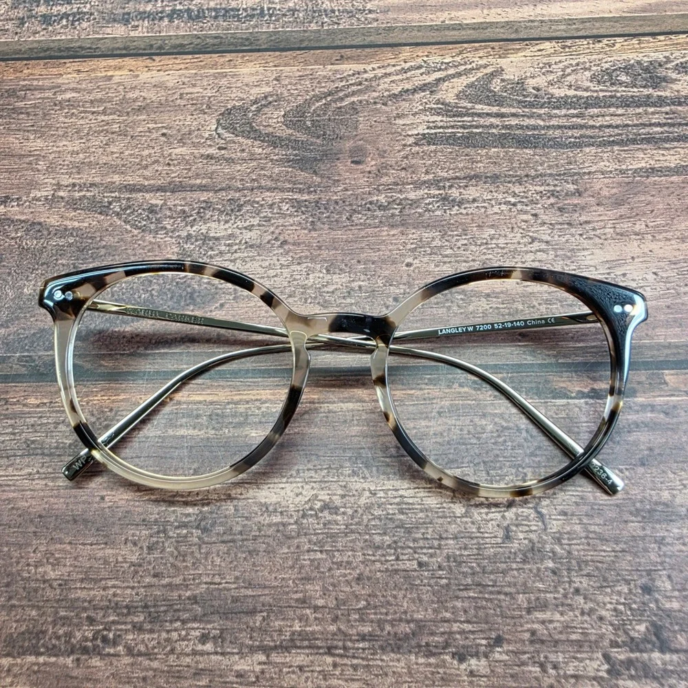 Warby Parker Langley W 7200 Tortoise Shell Cat Eye Eyeglasses 52-19-140